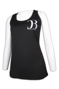 VT228 Women's Net Color Tank Top Off Shoulder Workwear Long Body Vest T-Shirt Shop